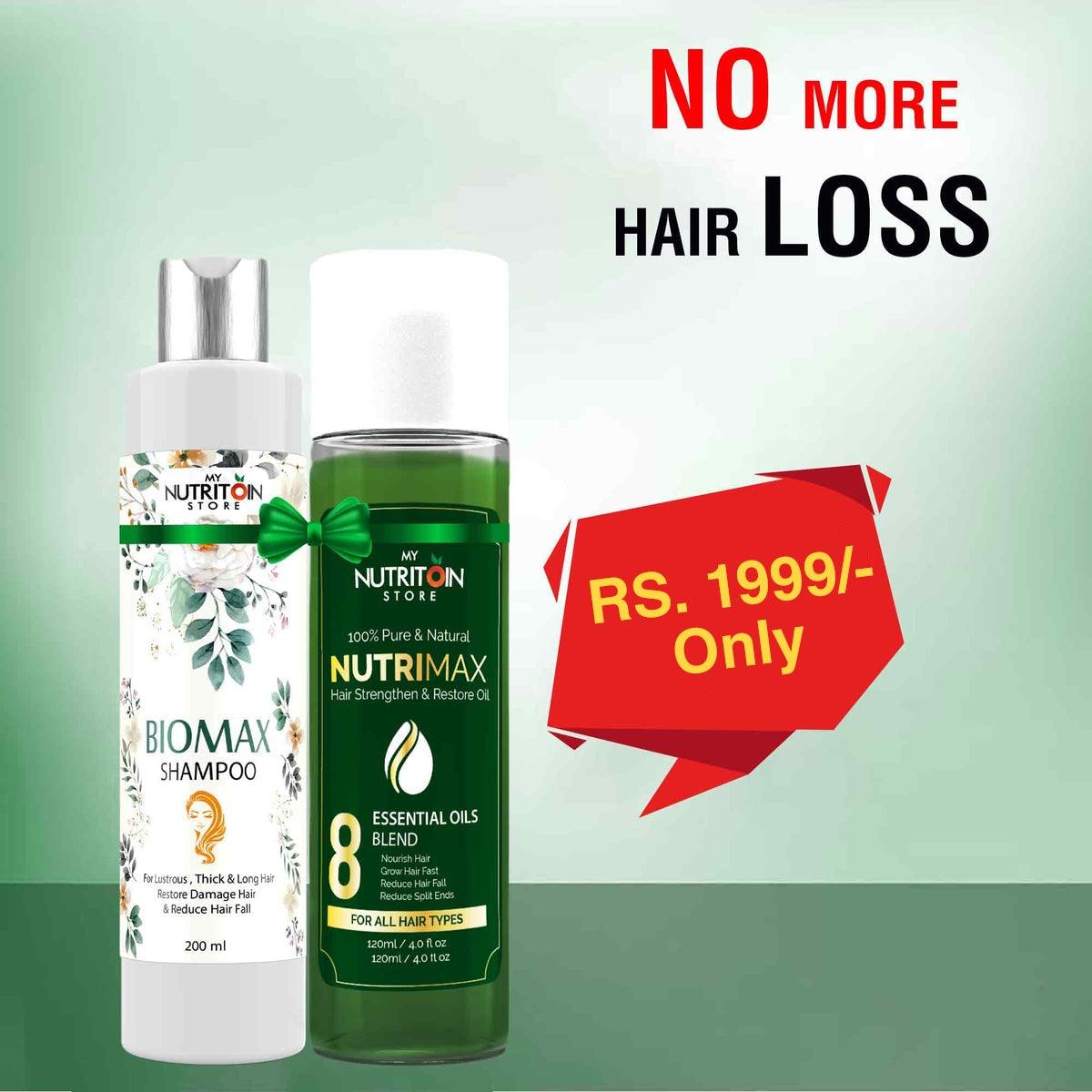 BioMax Shampoo & NutriMax Oil - Healthifyme.pk