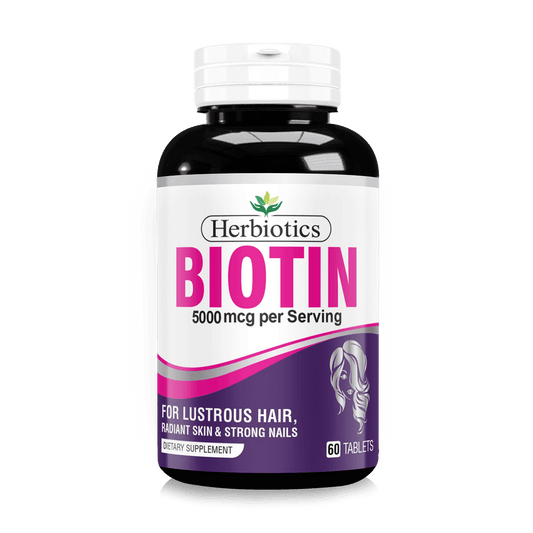 Biotin 5000mcg (60) - Healthifyme.pk