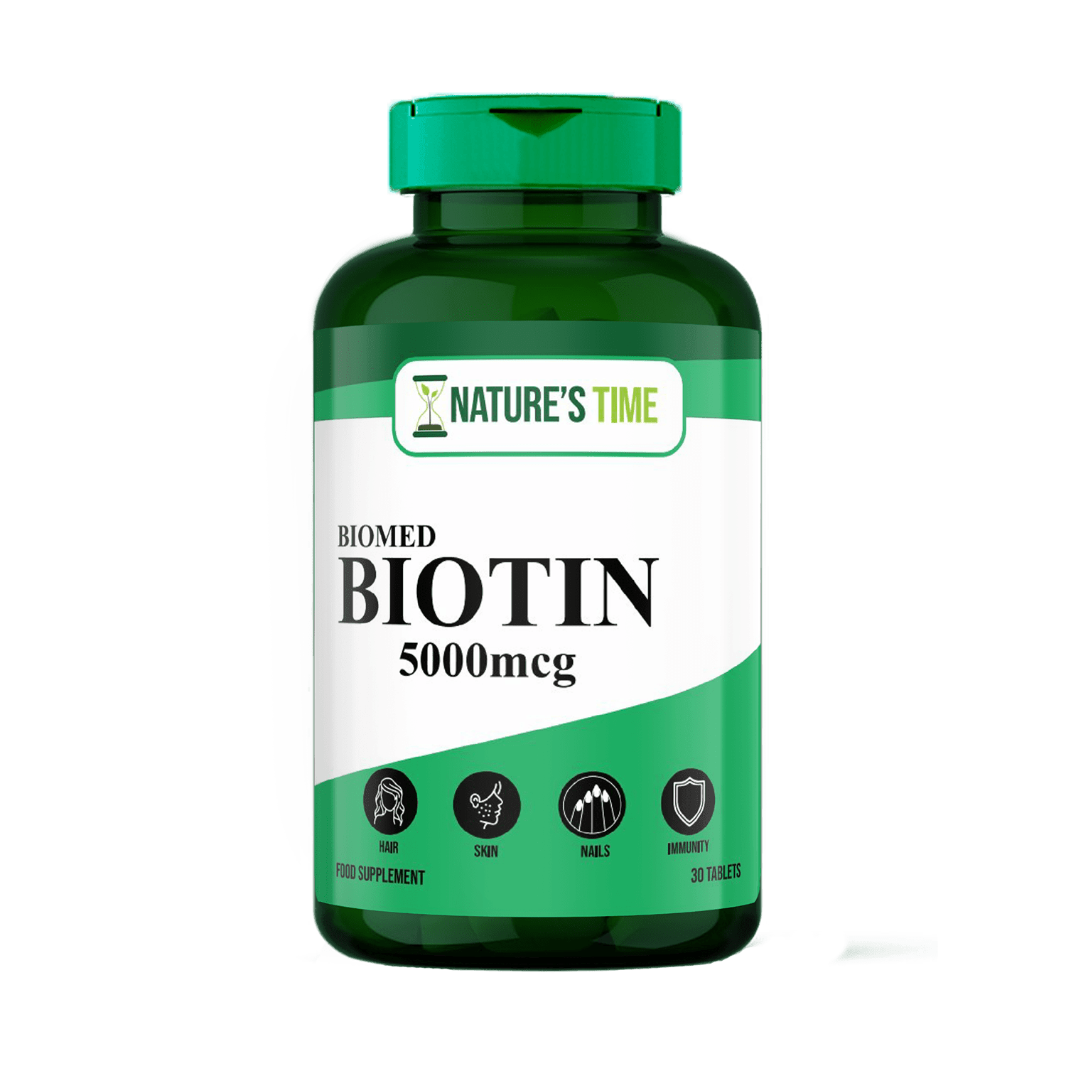 Biomed - Biotin 5000mcg - Healthifyme.pk