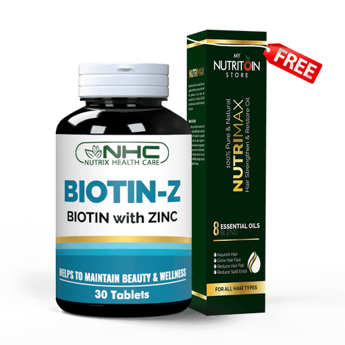 Buy Biotin-Z & Get Free NutriMax Oil - Healthifyme.pk